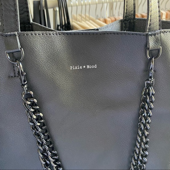 ✨SOLD✨ 2 in 1 black faux leather bag - Picture 4 of 8